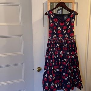 Vintage inspired flowered dress